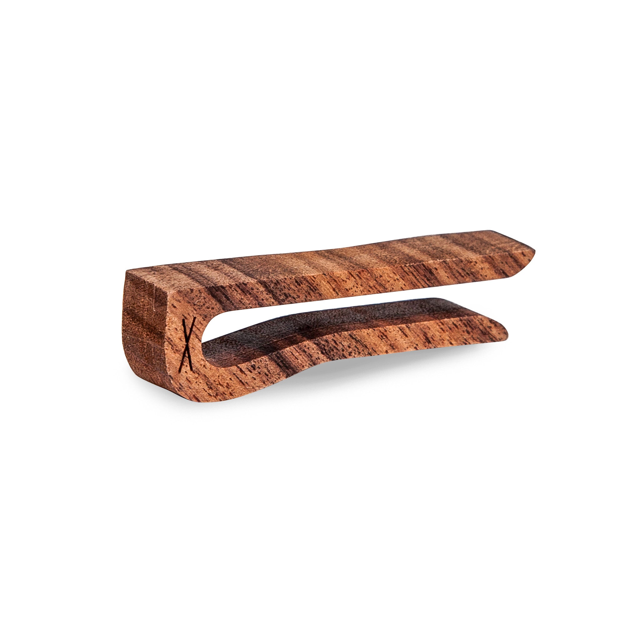 pince cravate Le Cappuccino - Accessoire en bois pour homme Oncle Pape