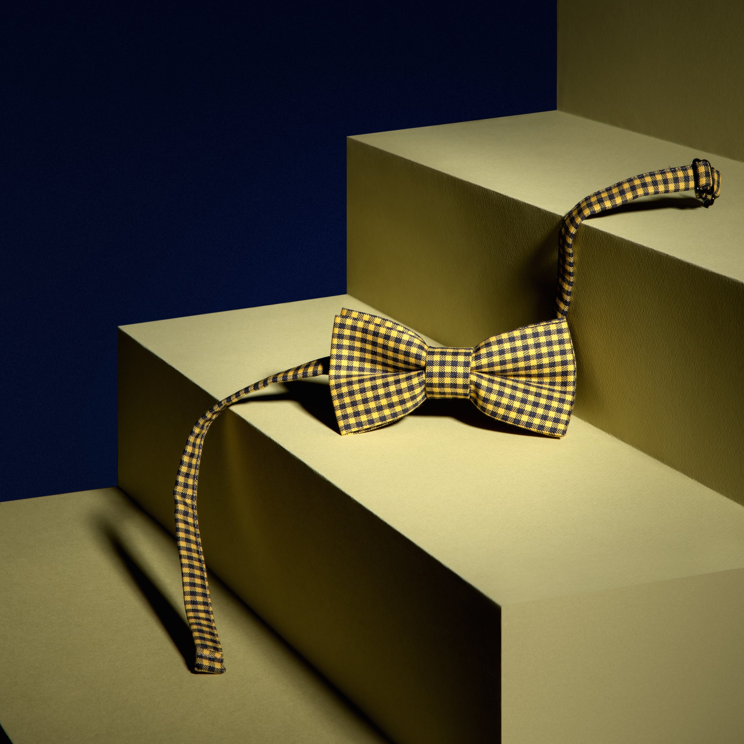 Noeud papillon Jaune et Noir Oncle Pape 3