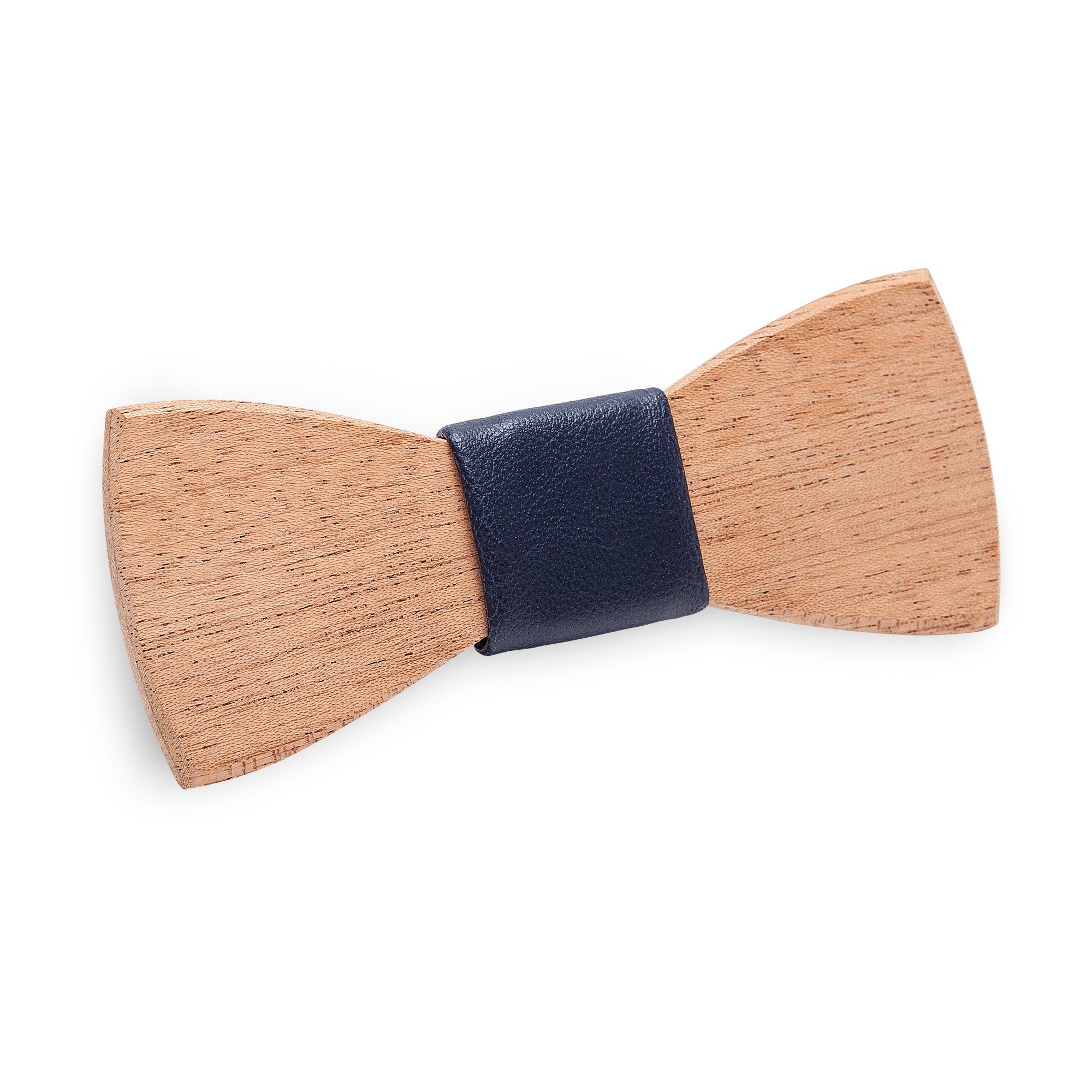 Noeud Papillon en Cuir Marine - Oncle Pape 2